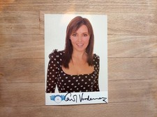 Carol Vorderman signed photo - TV host Countdown - attractive!