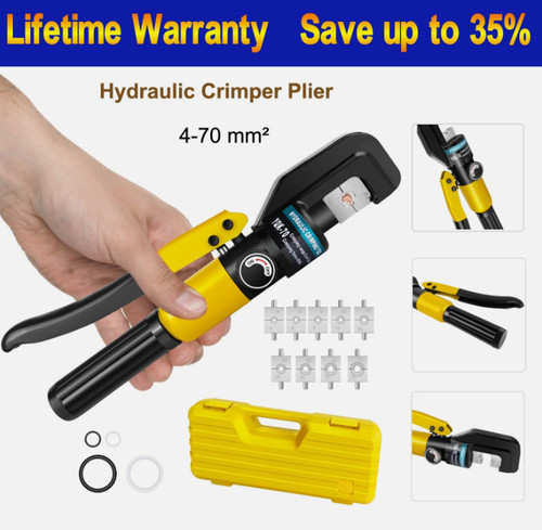 Hydraulic crimper wire battery - crimper,