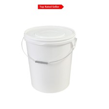 Versatile 10L BPA-Free Plastic Buckets with Airtight Lid & Sturdy Handle