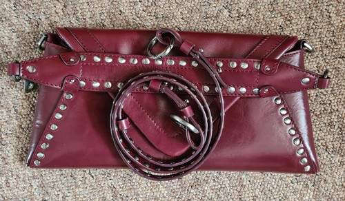 Zara genuine leather burgundy - genuine,