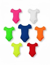 Short Sleeve Leotard Girls