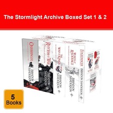 The Stormlight Archive Boxed Set Part 1 & 2 Collection Brandon Sanderson 5 Books