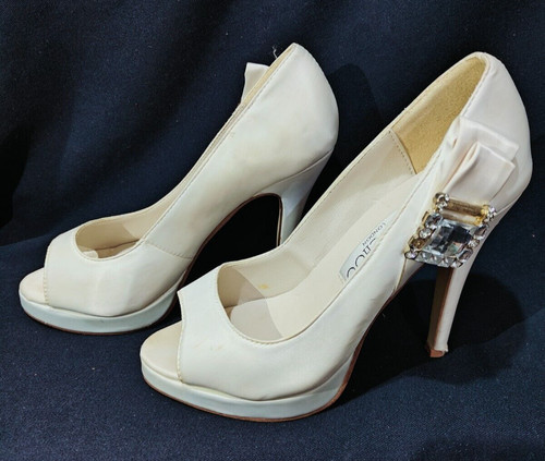 Jimmy choo ivory - satin, grant