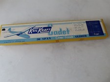 VINTAGE RARE KEIL KRAFT CADET BALSA 30" W/S GLIDER MODEL AEROPLANE KIT WICKFORD