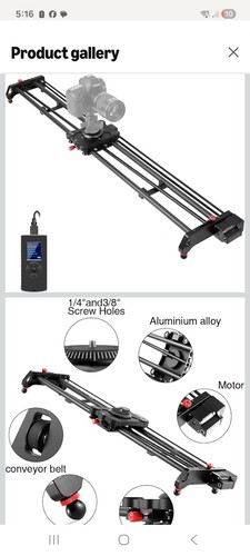 Gvm camera slider motorised - gvm,
