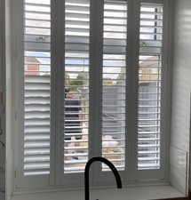 PLANTATION SHUTTERS ……. ie 500 X 500mm ..FROM ONLY  £47.50..…. Only £189.00m2