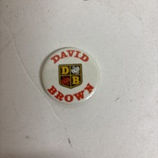 David Brown Lapel Badge 1960s