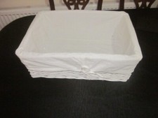 wicker laundry storage basket