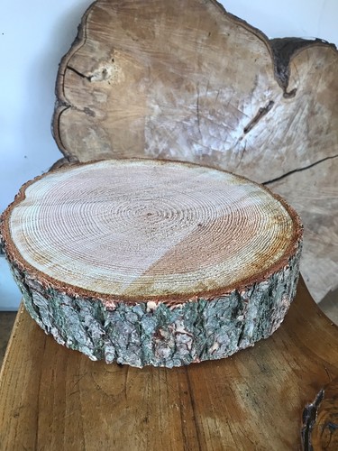 Wooden log wedding cake - wooden,