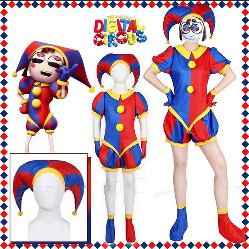 Pomni cosplay costume - cosplay, clown
