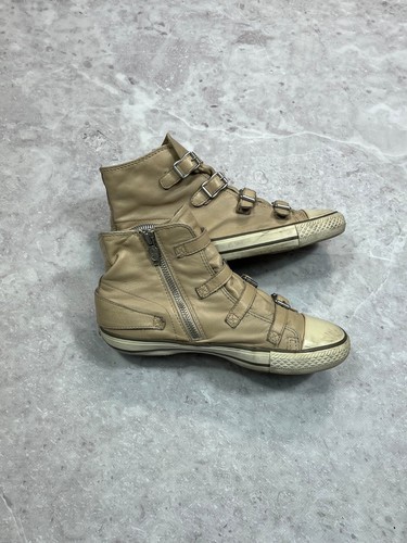 Ash virgin leather high top - leather,