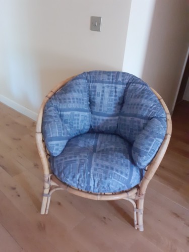Vintage round cane - round, chair