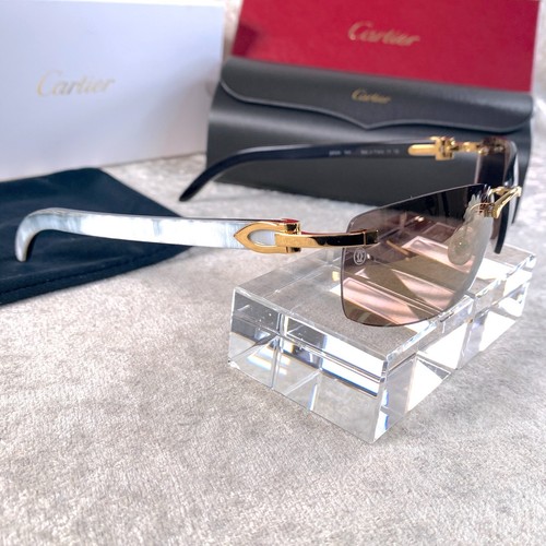 Cartier sunglasses rimless - cartier, c