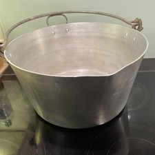 Vintage Swan Brand Marmalade Jam Cooking Pot Preserving Pan  13.5"