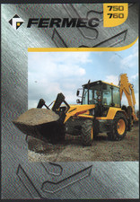 FERMEC 750 and 760 Backhoe Loader Brochure Leaflet