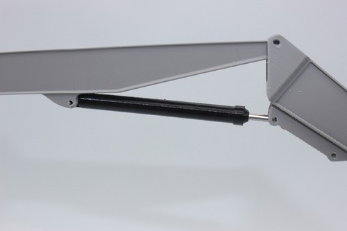 Black cylinder for excavator - black,