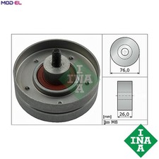 DEFLECTIONGUIDE PULLEY VRIBBED