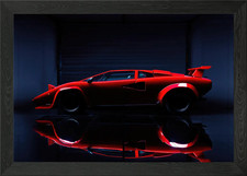 Red Lamborghini Countach