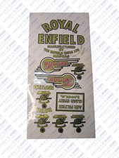 Royal Enfield Sticker Logo Badge Emblem Monogram Set