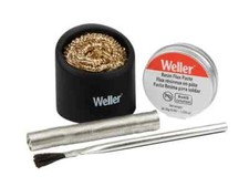 Weller Soldering Accessory Kit Solder Flux Paste Brush Holder Wire WCACCK2