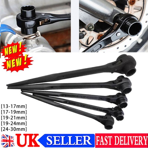 Double socket spanner - socket, ratchet