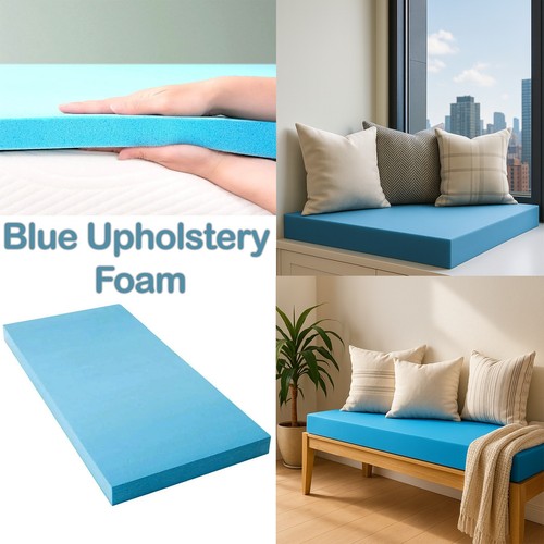 Blue upholstery foam pad - blue,