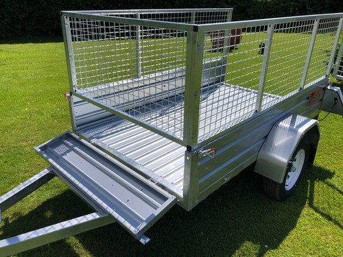 Caged trailer heavy duty - caged,