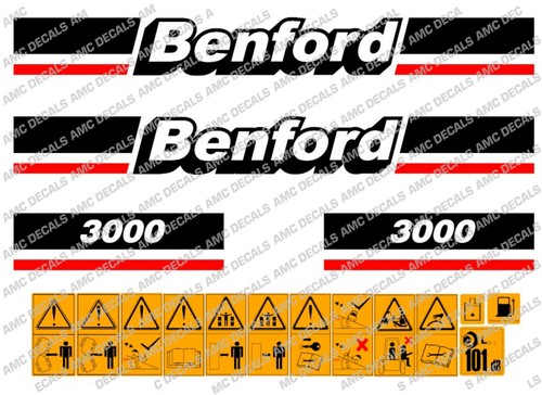 Benford 3000 dumper decals - 3000,