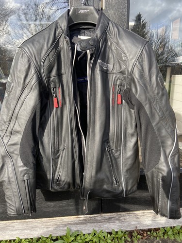 Triumph leather motorcycle