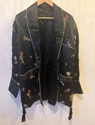 Vintage black satin - vintage,