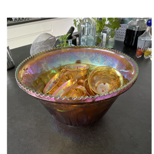 Amber iridescent carnival - amber,