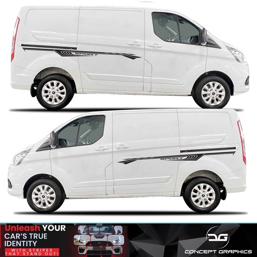 Sport side stripes - up, decal
