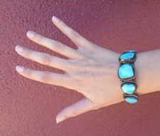 VINTAGE NAVAJO INDIAN SILVER