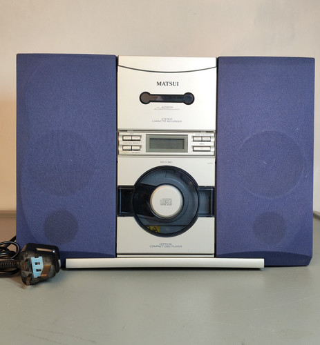 Matsui vertical tape player - vertical, cd
