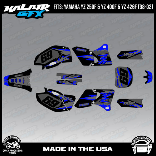 Graphics kit for yamaha yz250f - kit,