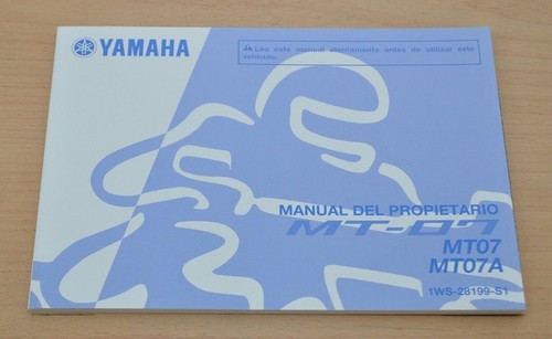 Yamaha mt07 mt07a manual - mt-07,