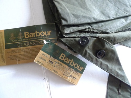 Barbour a119 unlined - unlined, waxed