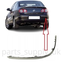 NEW FOR VW PASSAT B6 2006 - 2010 REAR BUMPER CHROME MOLDING STRIP TRIM RIGHT  