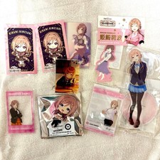 The Idolmaster Riha Goods Bundle Acrylic Stand Cards Clear Cards Stickers