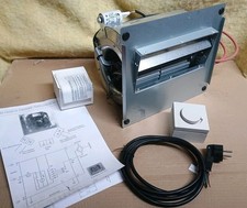 EXTRACTION FAN - DDL133-200 1V 90W 240w Centrifugal Baseplate log burner kitchen