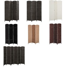 HOMCOM Wicker Folding Room