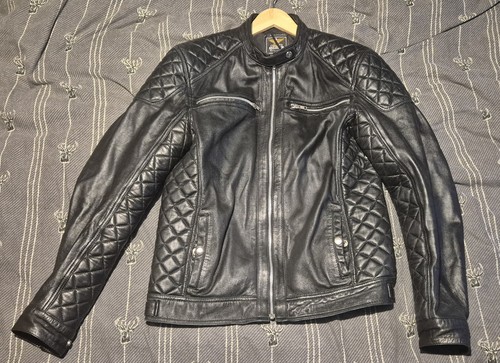 Men genuine leather jacket - genuine,