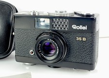Rollei 35 B Vintage 35mm Compact Film Camera Carl Zeiss Triotar 40mm f/3.5 Lens