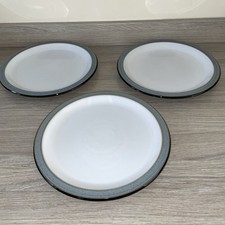 Denby Jet Grey Dinner Plates