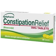 Galpharm Constipation Relief Tablets 5mg Bisacodyl Laxative EntroLax 20-240 Tabs