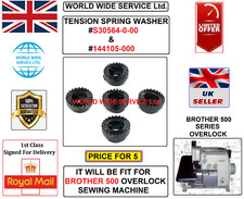 BROTHER 500 SERIES OVERLOCK TENSION SPRING WASHER #S30564 INDUSTRIAL MACHNE PART