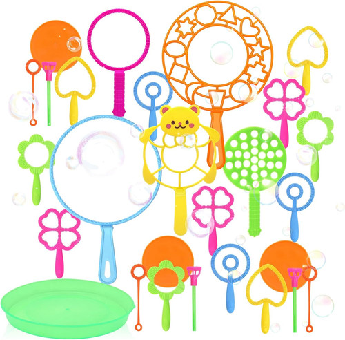 27pcs bubble wands set giant - 27pcs,