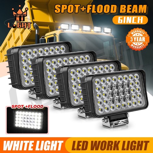 Led work lights 12v flood - work, lamp
