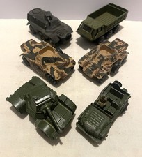 Vintage Dinky Military Diecast Vehicle x 6 Job Lot 