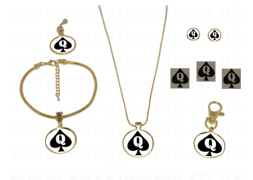Queen spades hotwife anklet - of,